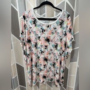 Torrid Super Soft Floral Short Sleeve Tee